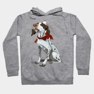 Cute German Shorthaired Pointer Drawing Hoodie